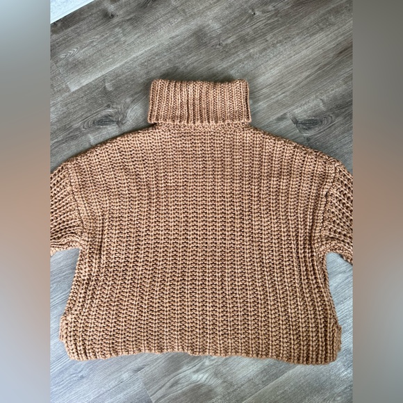 Zara Camel Knit Sweater Small with tags - Picture 3 of 13